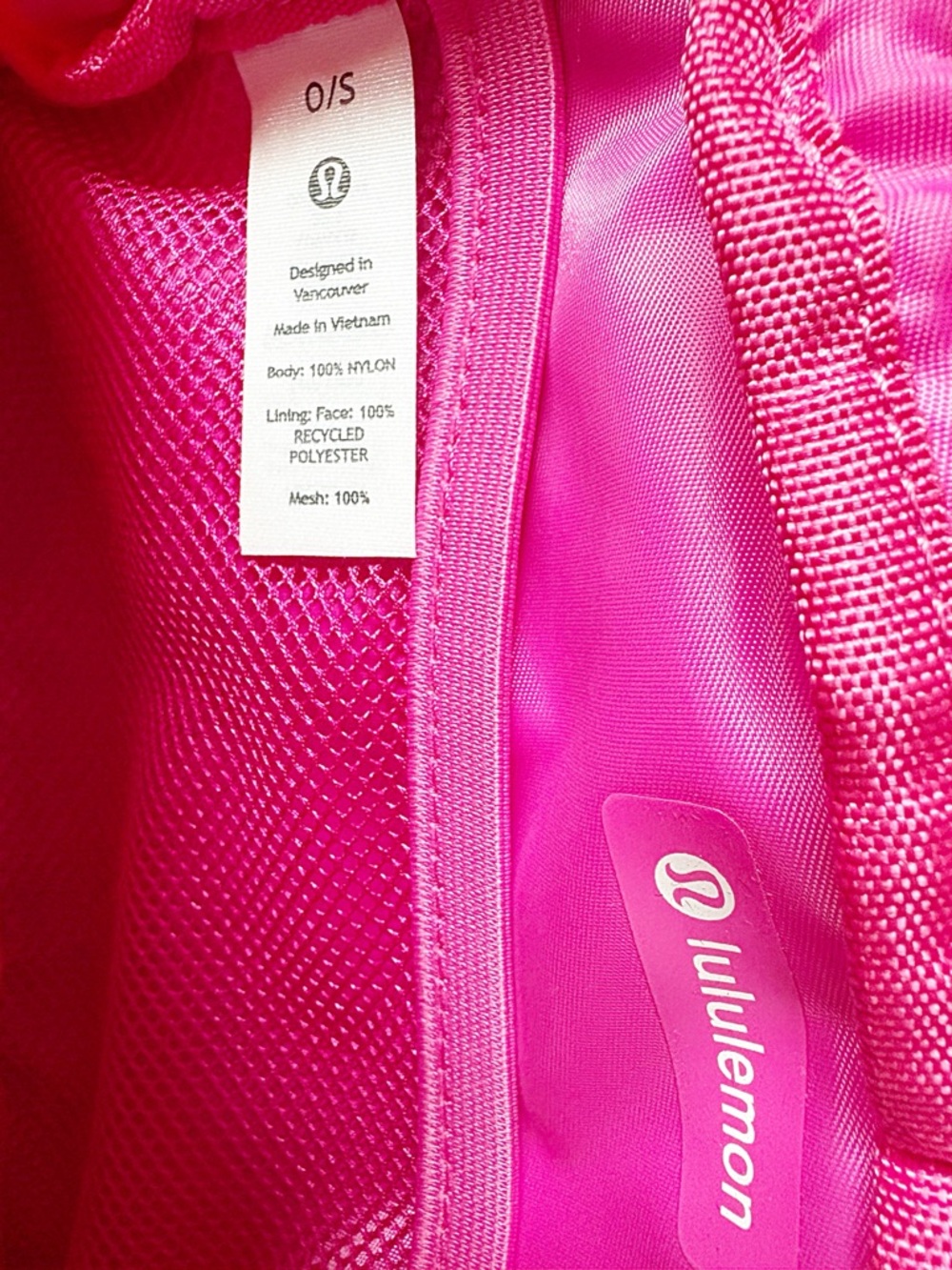 ♥️💖 Lululemon Everywhere Belt Bag 1L Sonic Pink Long Strap Bum Bag EUC - Picture 7 of 7